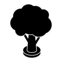 A perfect design icon of tree vector