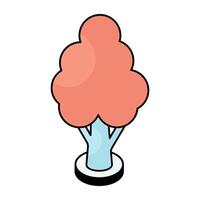 A perfect design icon of conifer vector