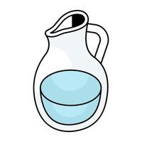 Modern design icon of juice jug vector