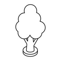 A perfect design icon of conifer vector