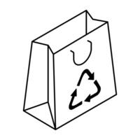 Vectors design of bag recycling