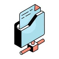 Modern design icon of folder vector