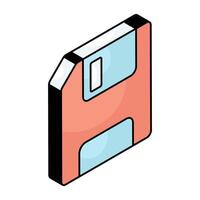 Creative design icon of floppy disk vector