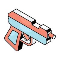 A beautiful design icon of gun vector
