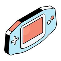 Modern design icon of game console vector