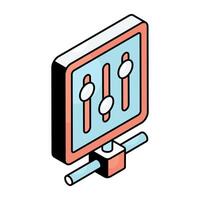 Perfect design icon of volume equalizer vector