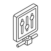 Perfect design icon of volume equalizer vector