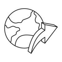 A beautiful design icon of network cloud vector