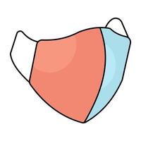 Modern design icon of face mask vector