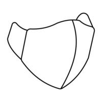Modern design icon of face mask vector