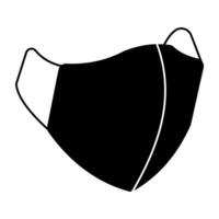 Modern design icon of face mask vector