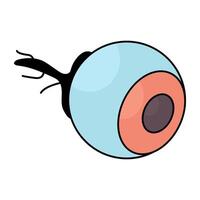 A creative design icon of eyeball vector