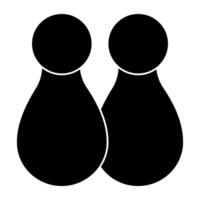 A perfect design icon of chess pieces vector