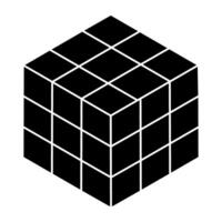 Modern design icon of rubik vector