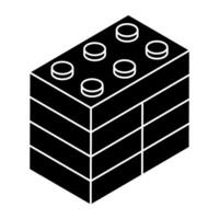 Premium design icon of building blocks vector
