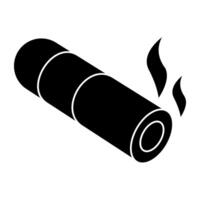 Premium download icon of cigar vector