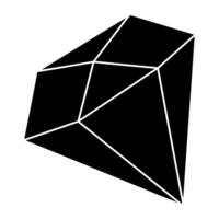 Trendy design icon of diamond vector