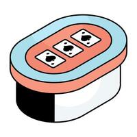 A unique design icon of casino table vector