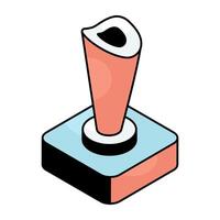 A flat design icon of trophy vector