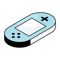 Modern design icon of gamepad vector
