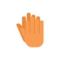 Two hands clapping making applause sound vector