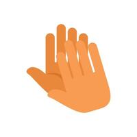 Two hands giving high five to each other vector