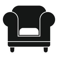 Comfortable armchair inviting you to sit down icon vector