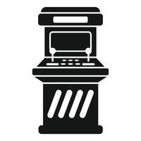 Retro arcade game console offering entertainment and fun vector
