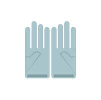 Pair of winter gloves keeping hands warm during cold weather vector