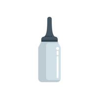 Medical enema pear holding medical fluid for procedure vector