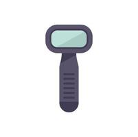 Handheld scanner showing blank screen for product detection vector