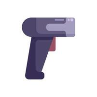 Barcode scanner scanning bar code reader icon vector