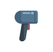 Barcode scanner scanning code for inventory tracking vector
