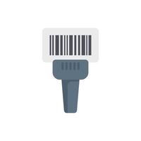 Barcode scanner scanning a barcode icon illustration vector