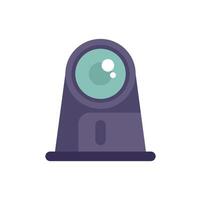 Modern security camera keeping watch with advanced technology vector