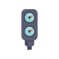 Pressure gauge showing measurement, manometer for measuring pressure in bar or psi vector
