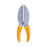 Sharp gardening shears for pruning plants and flowers vector