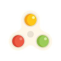 Colorful simple dimple pop it fidget toy for stress relief vector