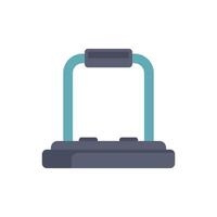 Airport security metal detector gate for passenger screening at the airport check point vector