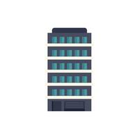 Modern office building showing urban business center vector