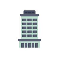 Modern city building showing urban business center architecture vector
