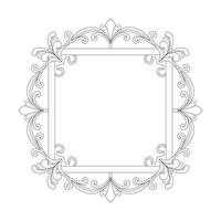 Ornate frames. Frame with an ornament vector