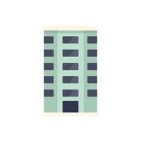 Modern city building showing concept of urban architecture vector