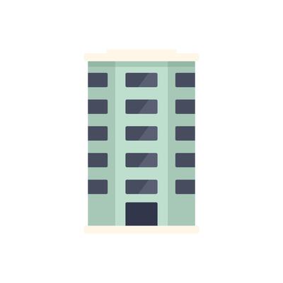 Modern city building showing concept of urban architecture