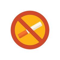 No smoking sign prohibiting lighting up cigarettes in public vector