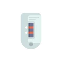 Electric meter showing energy consumption information on display vector