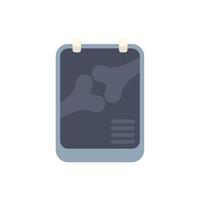 X ray medical scan showing human bones for orthopedics diagnosis vector