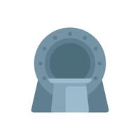Magnetic resonance imaging scanner generating detailed images of internal organs vector