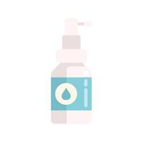 Nasal spray treatment relieving congestion and providing sinus relief vector