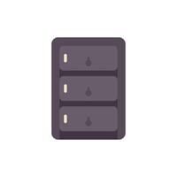 Datacenter server providing cloud computing services icon vector